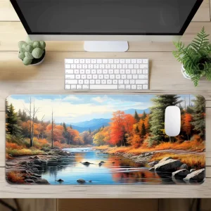 Factory Supply Hot Selling Large Waterproof Rubber Cartoon Gaming Desk Mat High Quality Custom Minimalist Mouse Pad