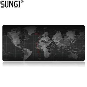 Factory Supply Large Mouse Pad for Computer World Map Mousepad Rubber Gaming Mouse Pad Non Slip Design