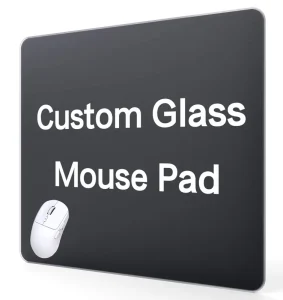 Factory Tempered Glass Gaming Mouse Pad 4th Generation Micro-Etched High-Speed Glide with Braking Force