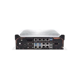 Fanless Embedded Industrial Computer 12th Gen 2x GbE LAN 64G 8x PoE