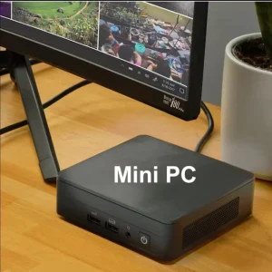 Fanless Gaming Mini PC Intel 12 Core 12 Thread Windows 11 DDR5 RAM SSD HDD Storage Compact Desktop Computer