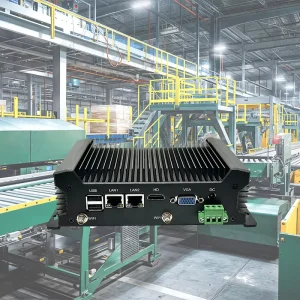 Fanless Industrial Box PC 2 LAN 4G SSD VGA RS232 i7/i5