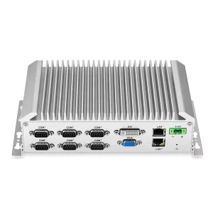 Fanless Industrial Box PC for AI Embedded Applications Mini PC with 16 USB Ports