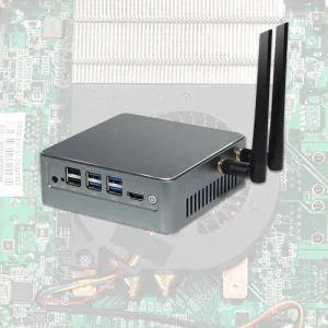 Fanless Industrial Desktop Computer Intel Core 13 15 1711 12 13th Gen 8USB Firewall Router Pfsense Mini PC