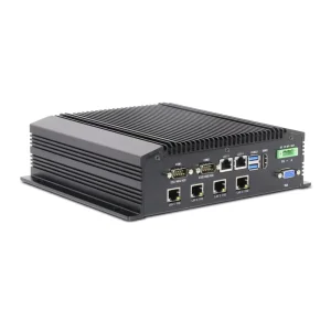 Fanless Industrial Mini PC 6 Gigabit Ethernet Ports 4 POE Industrial Computer