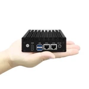 Fanless Industrial Mini PC Intel Celeron N3050 N3700 J4125 Dual Nics RJ45 4K Dual Lan Mini Computer 24×7 Watchdog