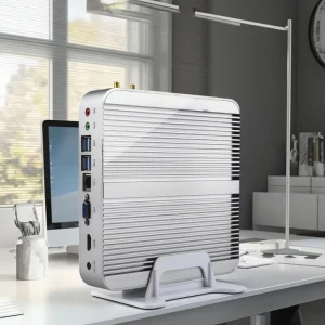 Fanless Mini Desktop PC With Intel Broadwell NUC Core I3 5005U I5 5200U I5 5250U Win7 8 10 MiniPC Barebone I5 4200U