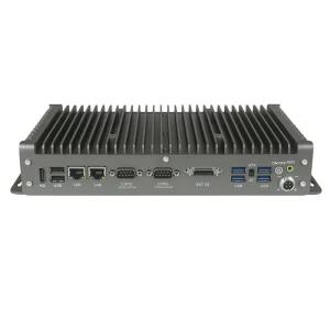 Fanless Mini Industrial PC with Intel i5-8279U/i7-8560U Processor, 2 x 2.5GbE RJ45, 1 x HD