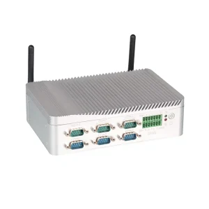 Fanless Mini PC Support Intel I3 6167U I3 7100U N100 CPU 2 LAN 6 COM 2 Display X86 Embedded Industrial Computer