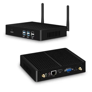 Fanless Mini PC, i7-4500U/i5-4200U/i3-5005U, Win10, HTPC, HD, VGA, WiFi