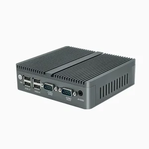 Fanless Noiseless Industrial Grade Quality All Aluminum Case Embedded Rugged Mini PC Computer with Intel N2840 DDR3 4GB