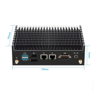Fanless Small Mini PC Core I3 i5 i7 Win11 Desktop Computer HD2.0 DP USB C RS232 COM SD Card Slot Gaming Pc Portable