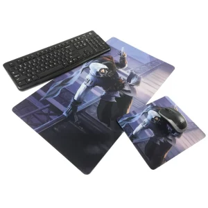 Fashionable DIY Custom Printable Wargame Playmat Square Extended Large Modern Cartoon Mouse Pad for Gaming Table Desktop Use