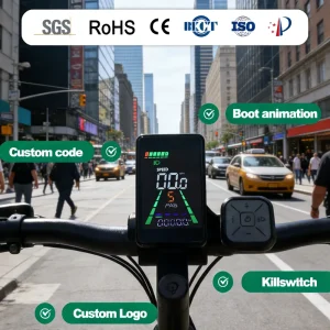 Fatbike Screen for Off road Rides with Speed Mileage Bike Computer Display Precision Cycle Speedometer for Cycling Accessory