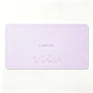 Fingerprint Proof Mousepad Smooth Custom PVC Mousepad Desktop Pad for Security Room