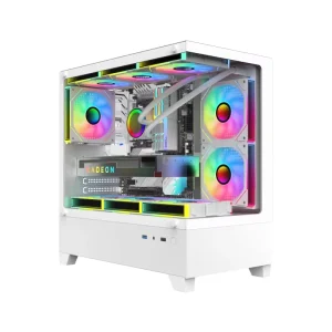 Fishtank Cool Modern Special Desktop PC Chassis Game ATX Tower Pc Gaming Computer Gamer Case Gaming