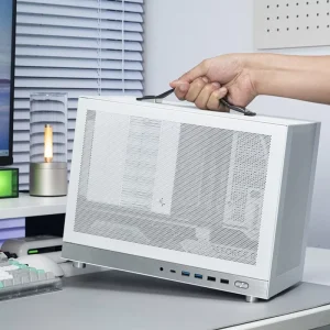 FlashScale G300 Metal Full Tower Case for MicroATX Desktop Computers with Side Panel Window