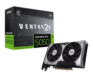 For RTX 5050 8G VENTUS 2X OC PCI Express Fan Gaming Graphics Card Original New High Performance GPU for Desktop