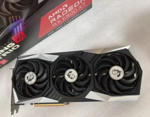 For RX6800XT 16GB GDDR6 Used Gaming Trio 3 Fans Desktop Graphics Card
