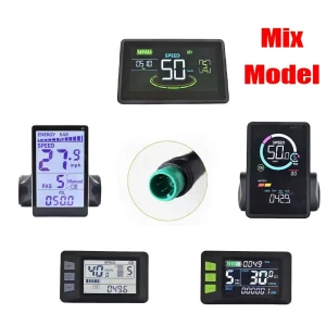 Free Shipping 10 Piece Aluminum Alloy Waterproof IP65 Bicycle Speedometer Set Electric Bicycle Display Combination Computer