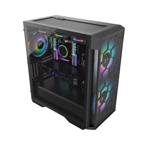 Full Function Full Tower Desktop Computer Gamer PC Gaming EATX Case Chassis Aluminum Alloy Mesh Panel TG Side Glass Custom Logo