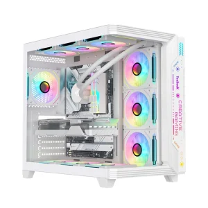 Full Gaming Pc with Gpu Custom Computer Set Equipment Desktops Prebuilt Build Desktop Gamer Pc