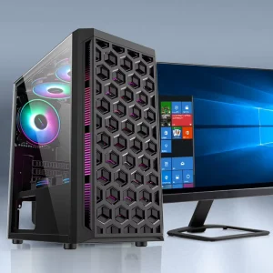 Full Tower With Power Supply Gaming Pc Cabinet Host Desktop Computer case