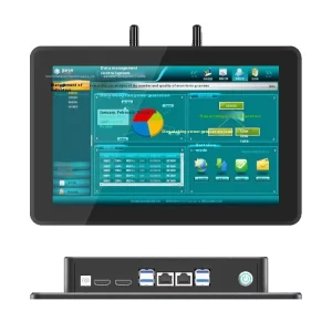 Fully Enclosed All In One Industrial Control Machine Flat Panel Capacitive Industrial Computer Accessories Embedded Type