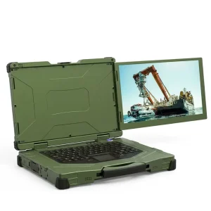 Fully Rugged Aluminum Alloy 15.6-Inch Business Laptop with 90Hz Refresh Rate and Multi-Screen Design for Field Use