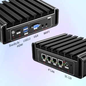 G31 7305 Low Power Watchdog All in One Desktop Fanless Silent Soft Router Computer Ubuntu Linux Os PFsense Industrial Mini Pc