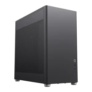 GAMEMAX Spark Pro MESHBOX Mid Tower ATX Black Gaming Chassis with Vertical Airflow Steel Fan Cooler Audio Front Port in Stock