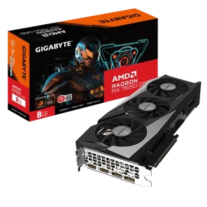 GIGABYTE RX7650 GRE GAMING OC 8G GDDR6 PCI E 4.0 Desktop New Fan Cooled Card for E sports Games