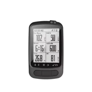 GPS Cycling Computer with Speed, Cadence, and Heart Rate Sensor