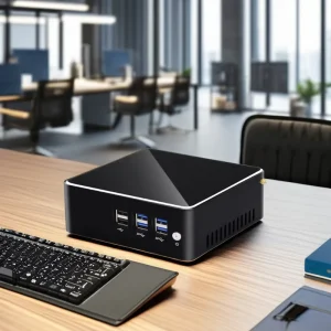 GZM Mini Desktop PC 2955U 3556U with Intel Chipset Dual HD VGA Ports Home Office Industrial Use Available US EU AU CN Plug Types