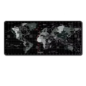 Game World Mouse Pad Rubber Thickened Seaming Map LOGO Keyboard Anime Computer Desk Large Mouse Pad