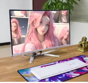 Gaming All-in-One Desktop Computer 24 27 32 Inch Curved Screen Intel Core I3 I5 I7 for Office and Home