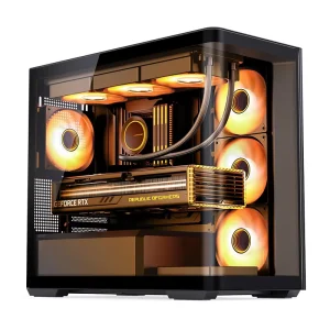 Gaming Case ATX Computer Gamer PC Casing Accessories With Side Panel Window Stock Available
