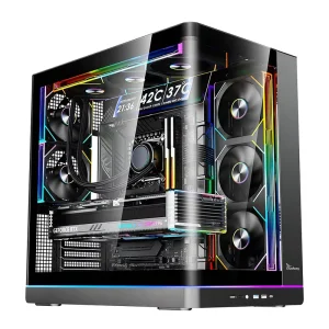Gaming Case Full Tower Computer Case Pc Case With Screen Gaming Pc Full Setup Gabinete Pc Gamer Case De PC Casing PC