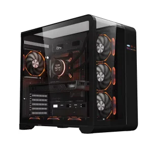 Gaming Computer Cases Full Tower Pc Cabinet Special case with Monitor