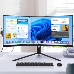 Gaming Desktop Computer 32 Inch 34 Inch Curved Screen All-in-One PC i7 i5 i3 AIO for Office Home