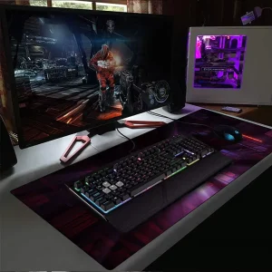 Gaming Heated Anime Rubber Mouse Pad Large Size High Quality Durable Eco Friendly Wireless Charging Water Resistant Anti Slip