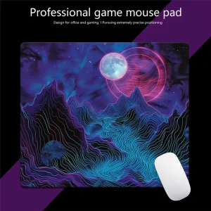 Gaming Mouse Pad 49x42cm Large Desk Mat Anti Slip Rubber Mousepad for Esports Office Internet Cafe Use