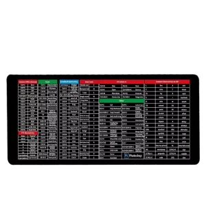 Gaming Mouse Pad Gamer Keyboard Shortcuts Mousepad Large Mouse Mat Carpet Computer Laptop Game Office Desk Pad