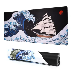 Gaming Mouse Pad PC Gamer Ice Element Inch Mousepad 35.43 X 15.75 Rubber Mouse Pad Material Glo Mp Elem Ice for Home Office