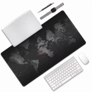 Gaming Mouse Pad World Map Design XXL XXXL Waterproof Custom Plain Pads Bulk Rubber MousePad Oem Personalized