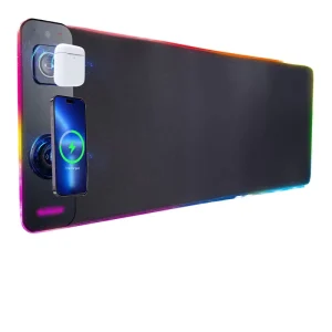 Gaming Mouse Pad with RGB Lighting and Waterproof Protection