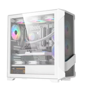 Gaming PC Case White Gaming Casing 240 280 360 Liquid Cooling PC Cabinet ATX Computer Cases PC Tempered Glass Computer Case