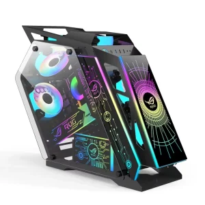 Gaming Pc Cabinet Matx Computer Case Mid Tower Cabinet for Mini Pc Case Acrylic Transparent Cases