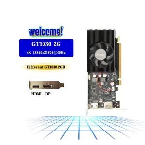 Gaming Streaming Media Video Playback Mini itx GT1030 GDDR5 2GB GT 1030 Desktop Low Profile Graphics Card