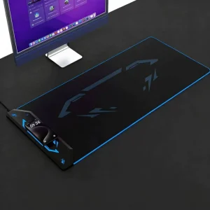 Gaming Wireless Charger Rechargeable Mouse Desk Mat with RGB Light Game Office Large Rgb Mouse Pad